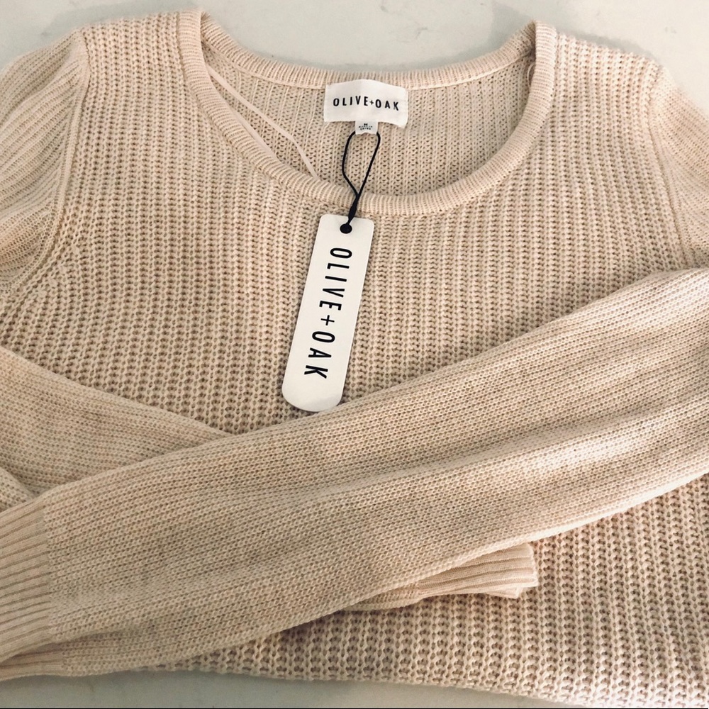 Tunic length sweater